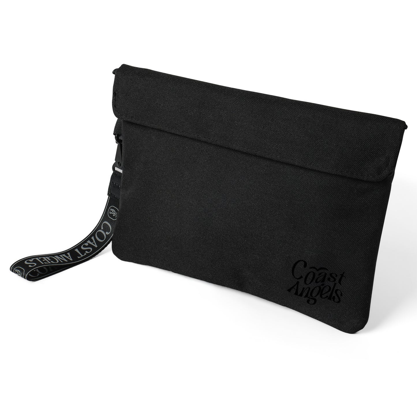 Black Coast Angels large pouch on white background