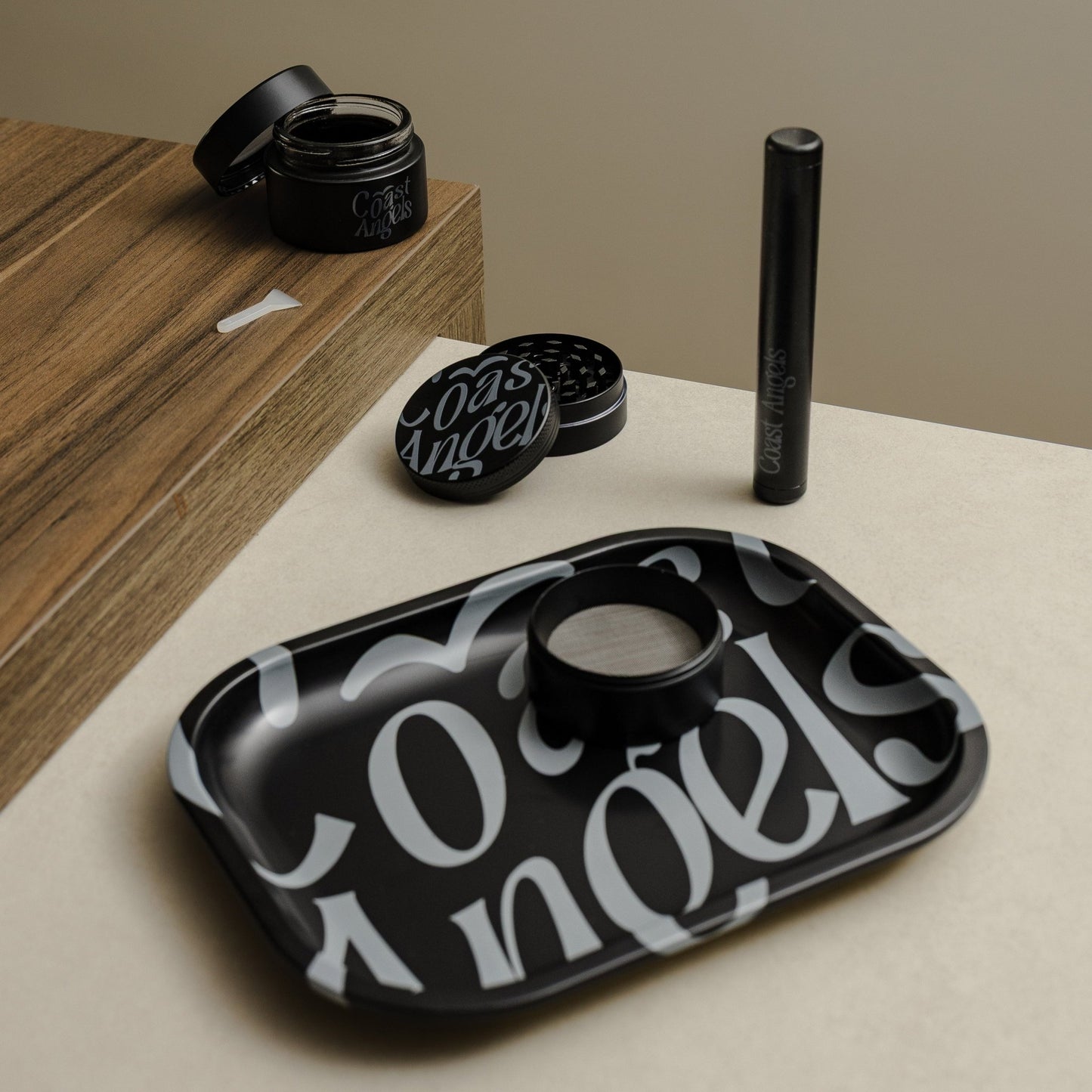 Coast angels products on table